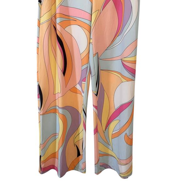 NWT Jean Pierre Klifa Boulevard Allegra Wide Leg Pant Retro Resortwear Size L - Picture 4 of 7
